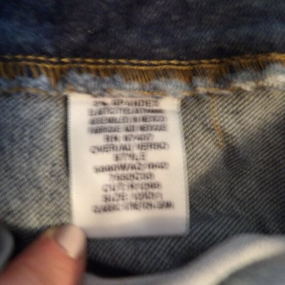 Polo Jeans Co Ralph Lauren High Rise Straight Jeans Sz 12 - Picture 7 of 7